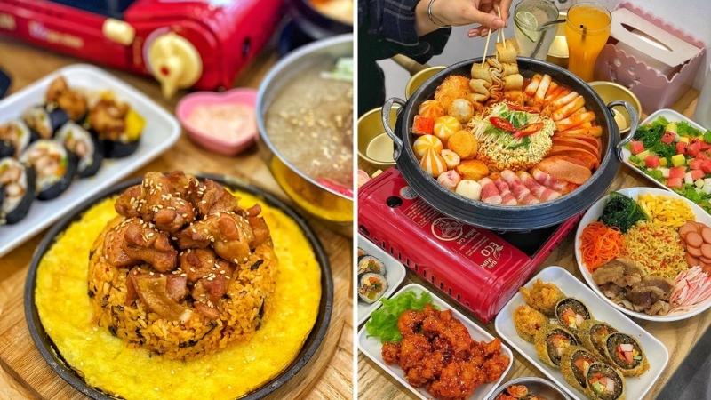 Các món ăn hấp dẫn tại Maru Korean