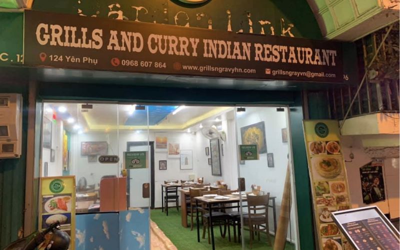 Nhà hàng Grills & Curry Indian