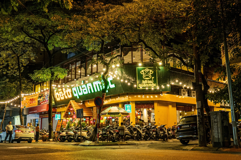 Bò Tơ Quán Mộc - Địa điểm tổ chức tất niên cực hút khách tại Hà Nội