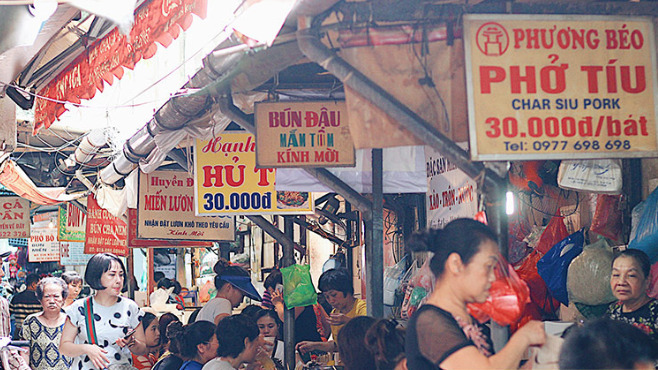 Ngõ chợ Đồng Xuân